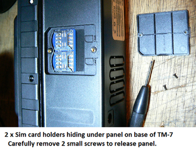 TM-7 SIM card installation